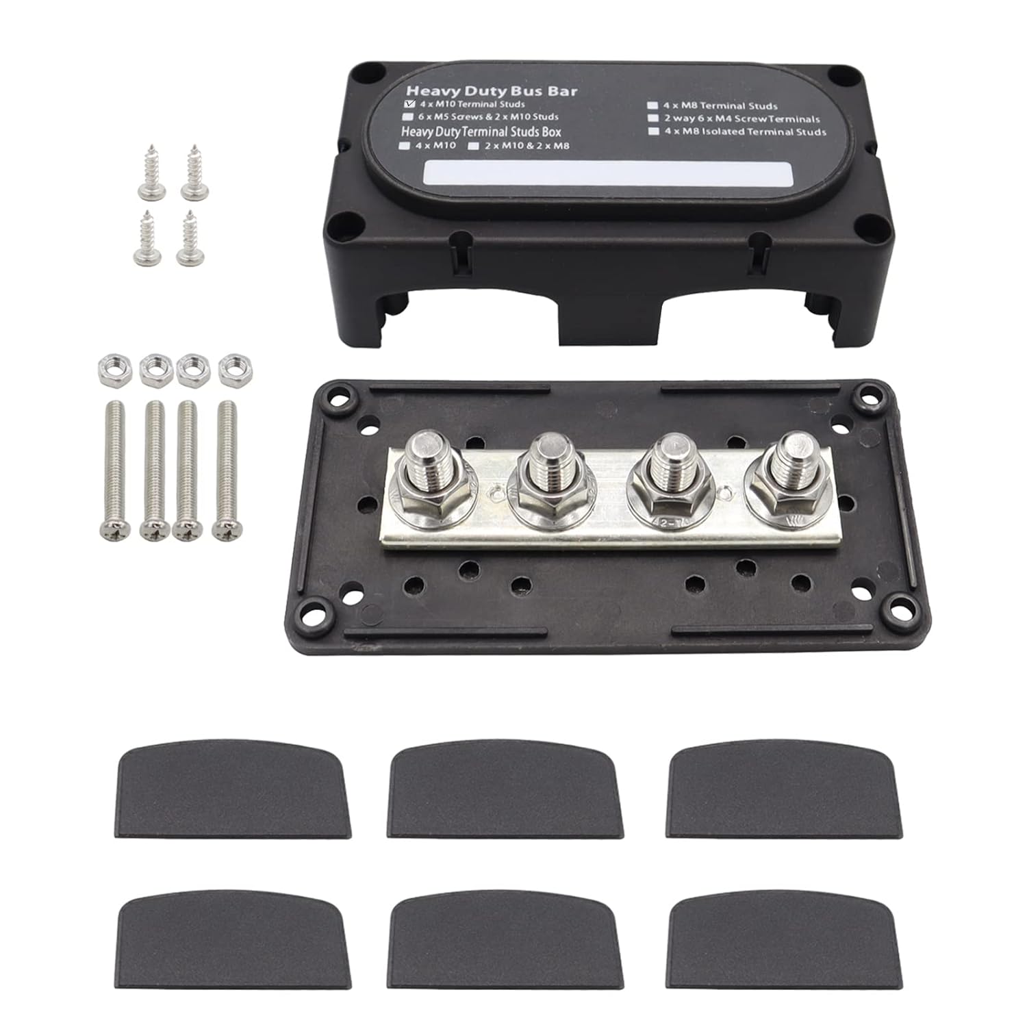 Heavy-Duty Module Design Bus Bar Box, 300A Power Distribution Block ...