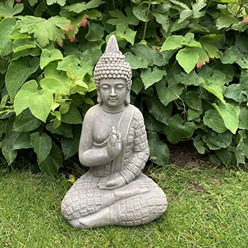 K&L Wall Art Meditierende Buddha Figur für Indoor und Outdoor 33cm Feng...