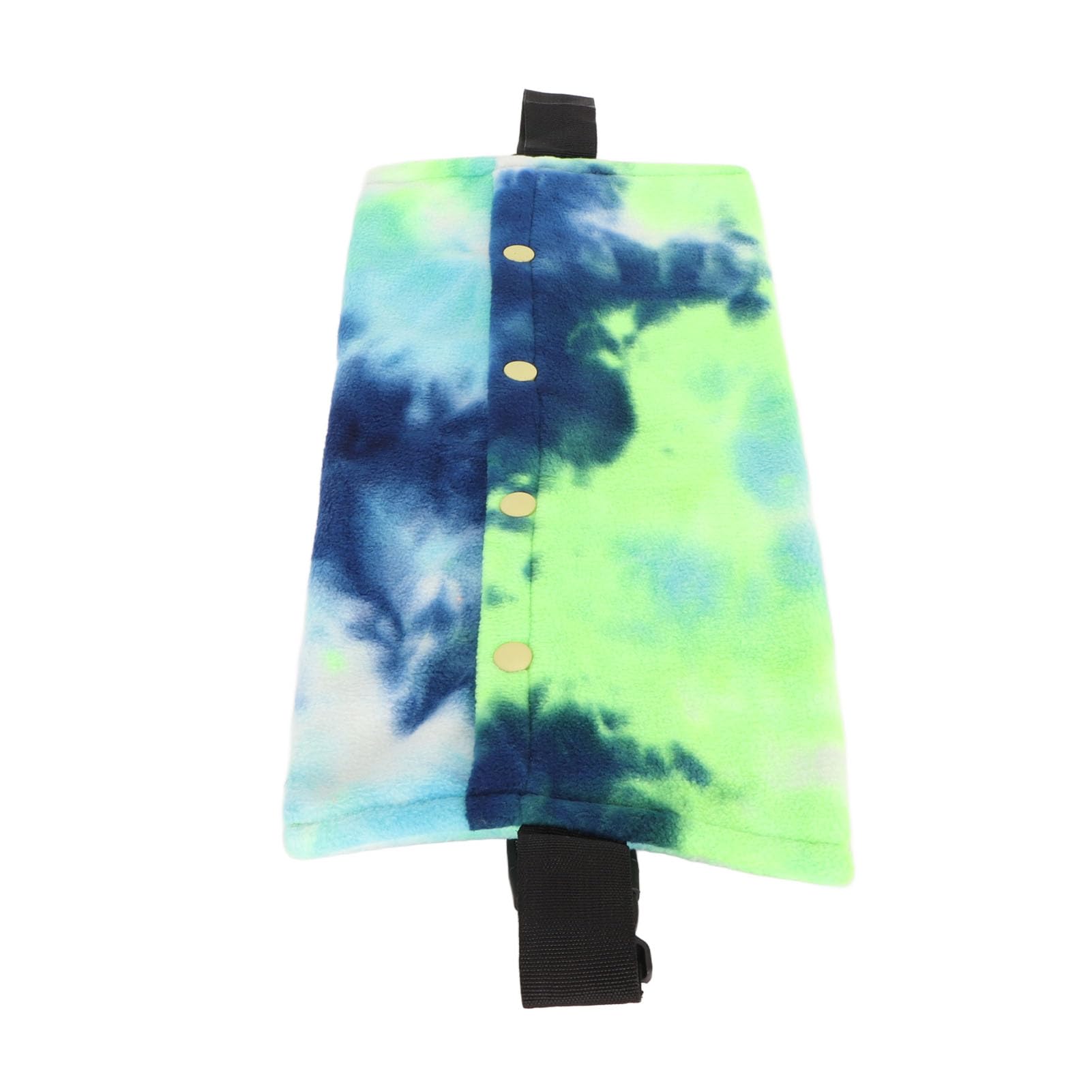 Lizard Sling Carrier, Coral Fleece Reptile Sling Carrier Spacious Opening Strap for Travel (Turquoise)