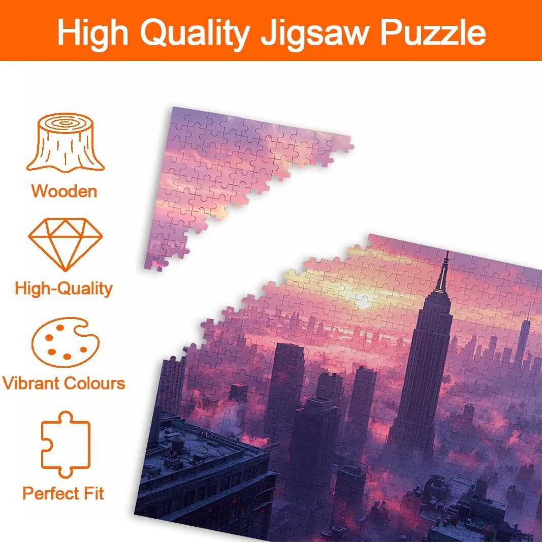 Puzzle 3000 elementów dla dorosłych, Nowy Jork, prezenty -8878