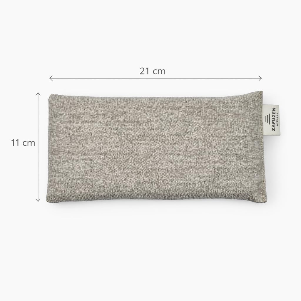 Coussin pour Les Yeux Dune – Coussin oculaire avec Lavande Naturelle et Riz, Coton Naturel, Yoga et méditation, Relaxation et Repos