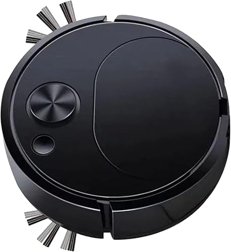 Miniatura 8 de Robot aspirador, potente aspirador robótico silencioso de succión limpia suelos duros a alfombras de pelo bajo, ideal para pelo de mascotas