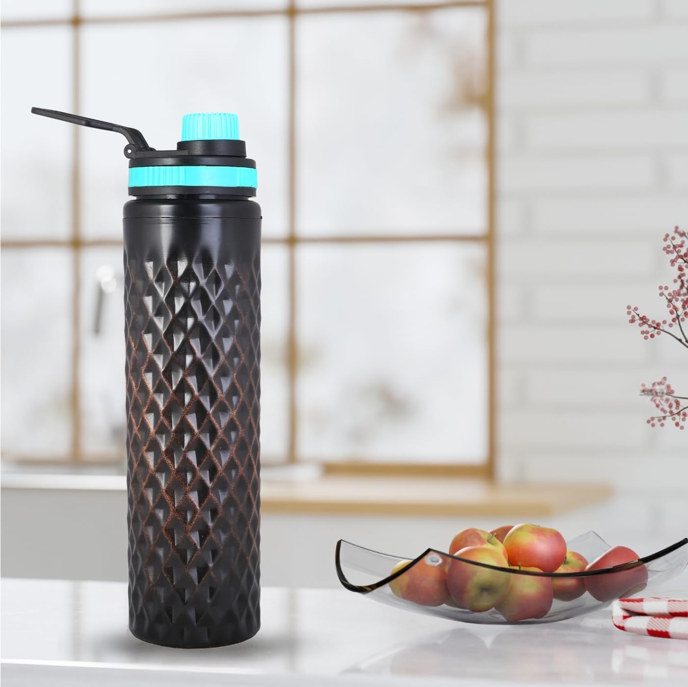 STAGLIFE Copper Water Bottles for Drinking Water for Men Women - Water Bottle Drinking Jug Tumbler - Vessel Dispenser with Ayurveda Benefits for Sports Fitness Yoga - 33 Ounces - Image 5