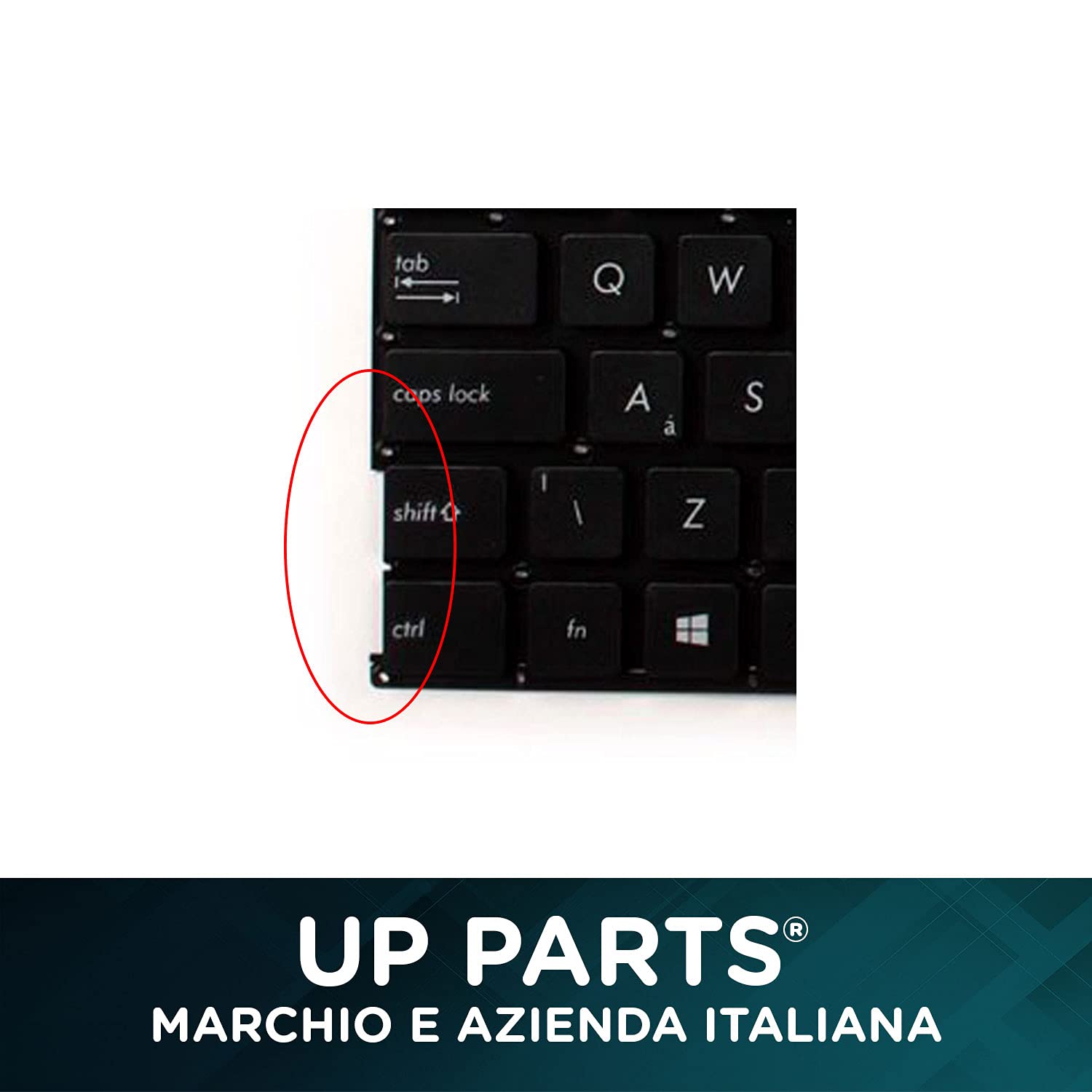 Tastiera Italiana Compatibile Asus Notebook X555LP X555LI X555UA X555UJ X555UB F555U F555UJ F555L F555LP F555Q F555LI F502 F502C F502CA X502 X502CA X502C P553 P553M Senza Frame