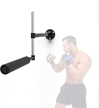 Foldable Boxing Bar, Wall Mounted MMA Boxing Speed Trainer Punching Spinning Bar, Height Adjustable Boxing Bar, Superbar Boxing Trainer for Martial Arts & Kickboxing Gym