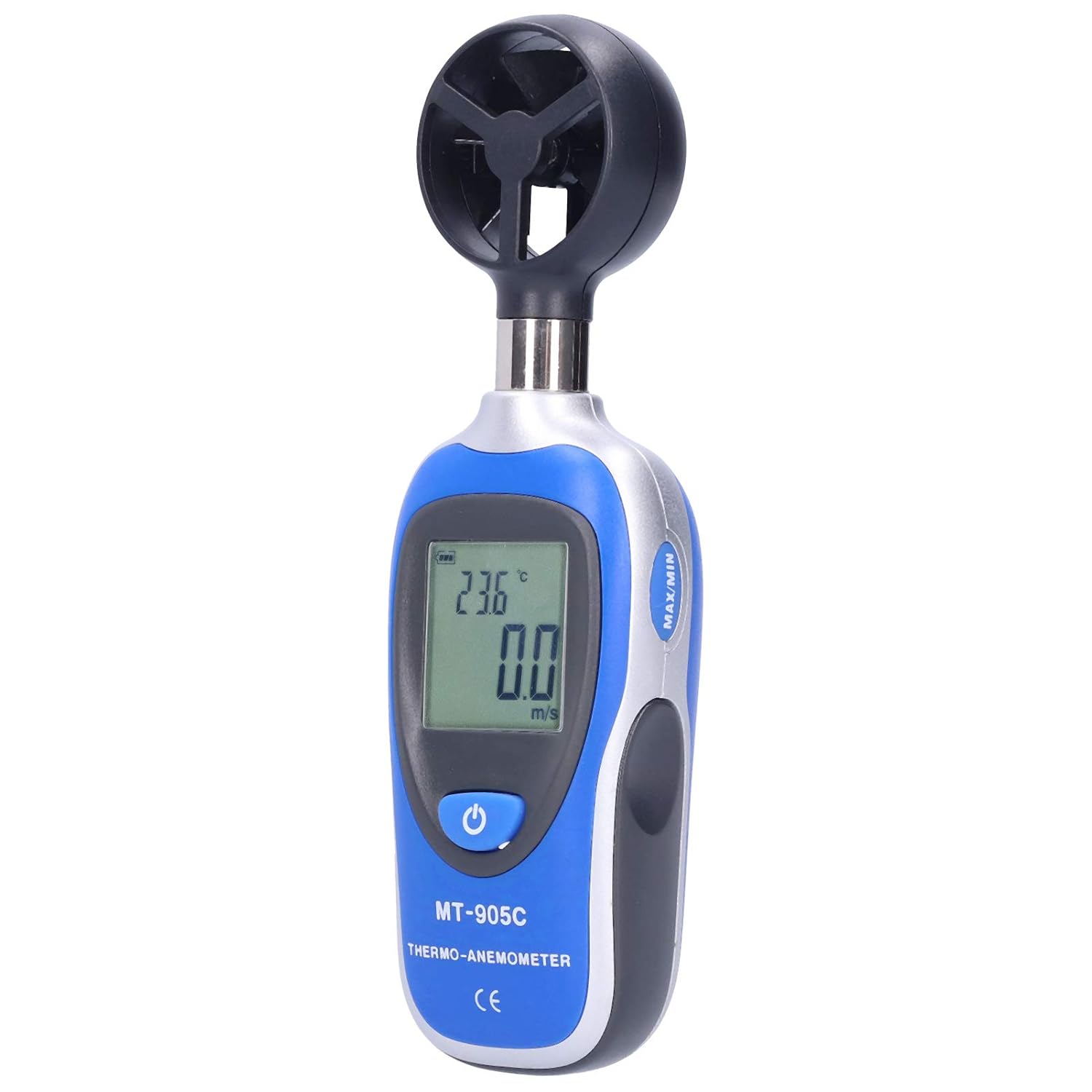 LCD Digital Anemometer Handheld Mini Wind Speed Gauge Meter, Portable with Sensitive Low Friction Bearing - Accurate Measurement, Clear LCD Display, Ideal for Outdoor and