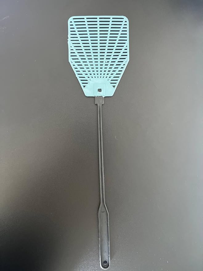 Steel Blue Fly Swatters, Pack of 6! Manual Fly Killer