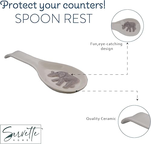 Miniatura 4 de Juego de estufa de cerámica con salero y pimentero y soporte para cuchara, cactus