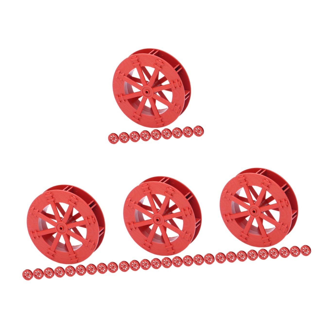 Balacoo 4sets Small Water Fountain Micro Water Wheel Decorative Indoor Fountain Accessory 10pcs*4