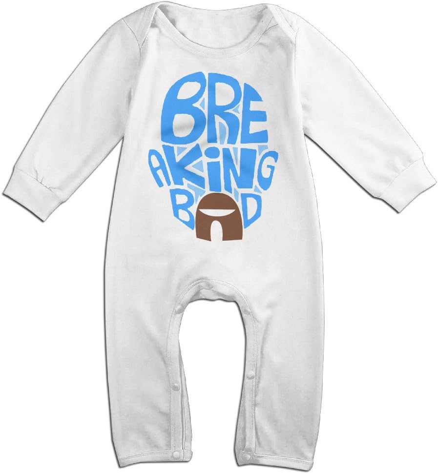 Minloo L Baby's Breaking Bad Season Baby Climbing Clothes Size 12 Months White