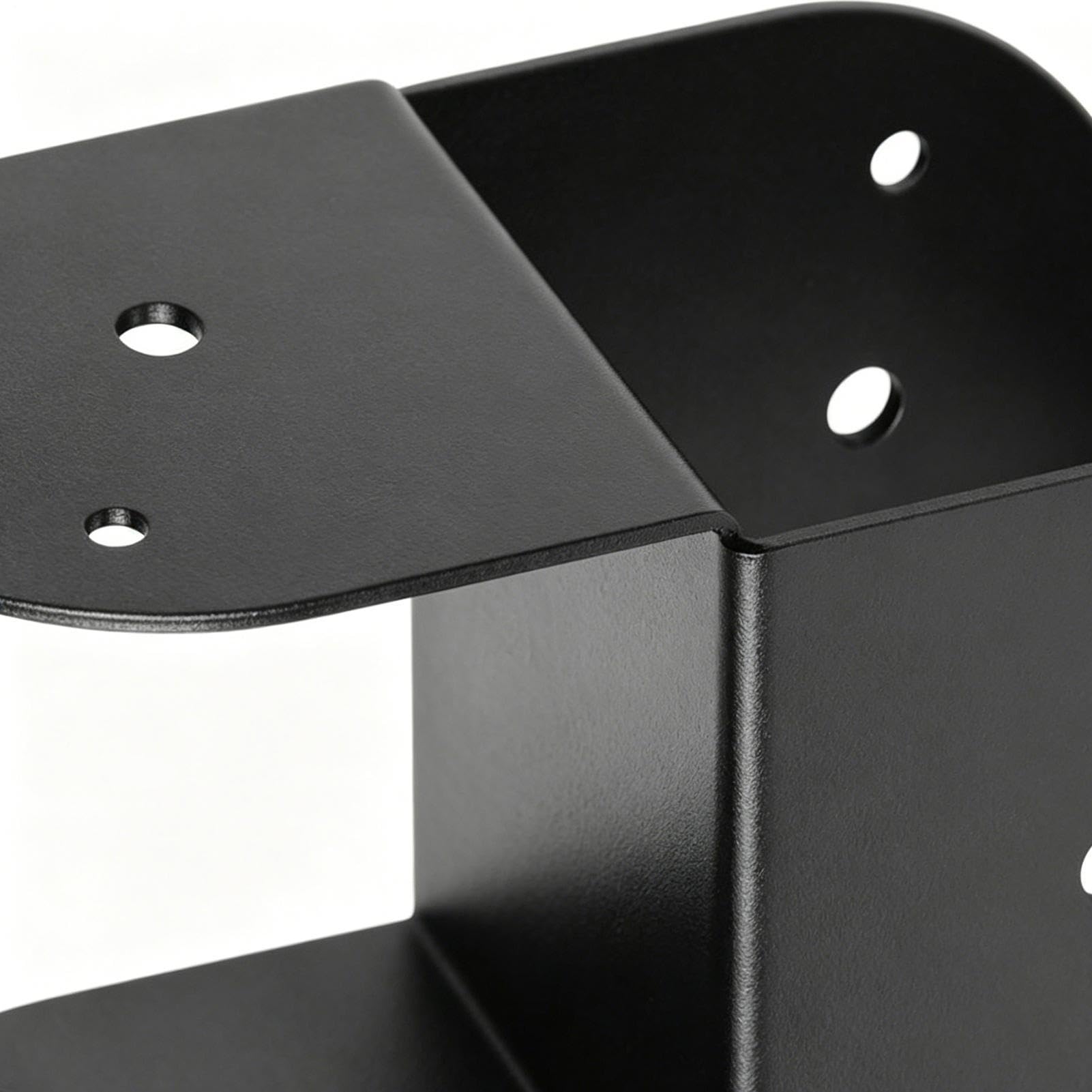 Kit Staffe da Pergola Supporto In Metallo Impermeabile 10x10 Cm | Set di 4 Staffe per Travi in Legno da Tetto Per Interni Giardino Recinzione Terrazza Tetto Gazebo Cancello Cassetta Postale
