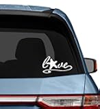 Ideogram Designs Car Decal - Beach Love Cute Vinyl Window Sticker Ocean Art