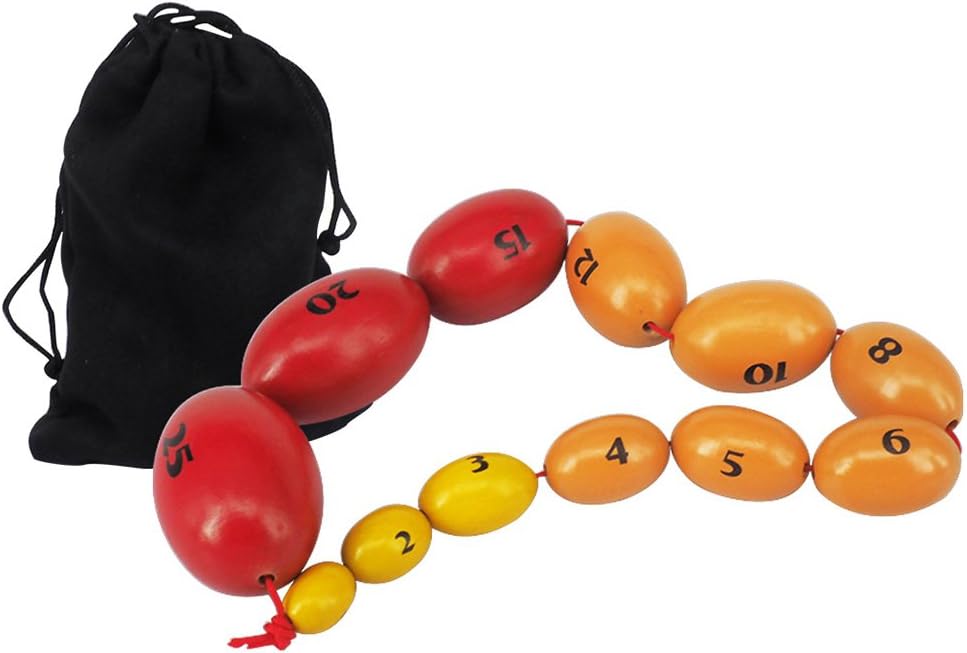 Wooden Prader Orchidometer, Prader Balls, Endocrine Rosary for Measuring Testis Scale in Clinic/Hospital for Endocrinologist and Pediatrician