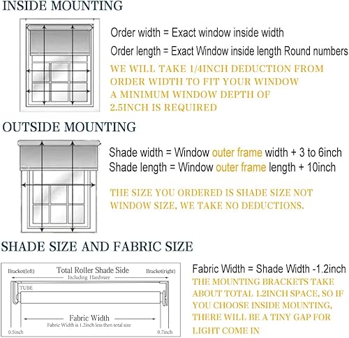 Miniatura 7 de Persianas enrollables opacas sin cables persianas de ventana personalizadas de color gris claro para el hogar ventanas puertas puerta francesa