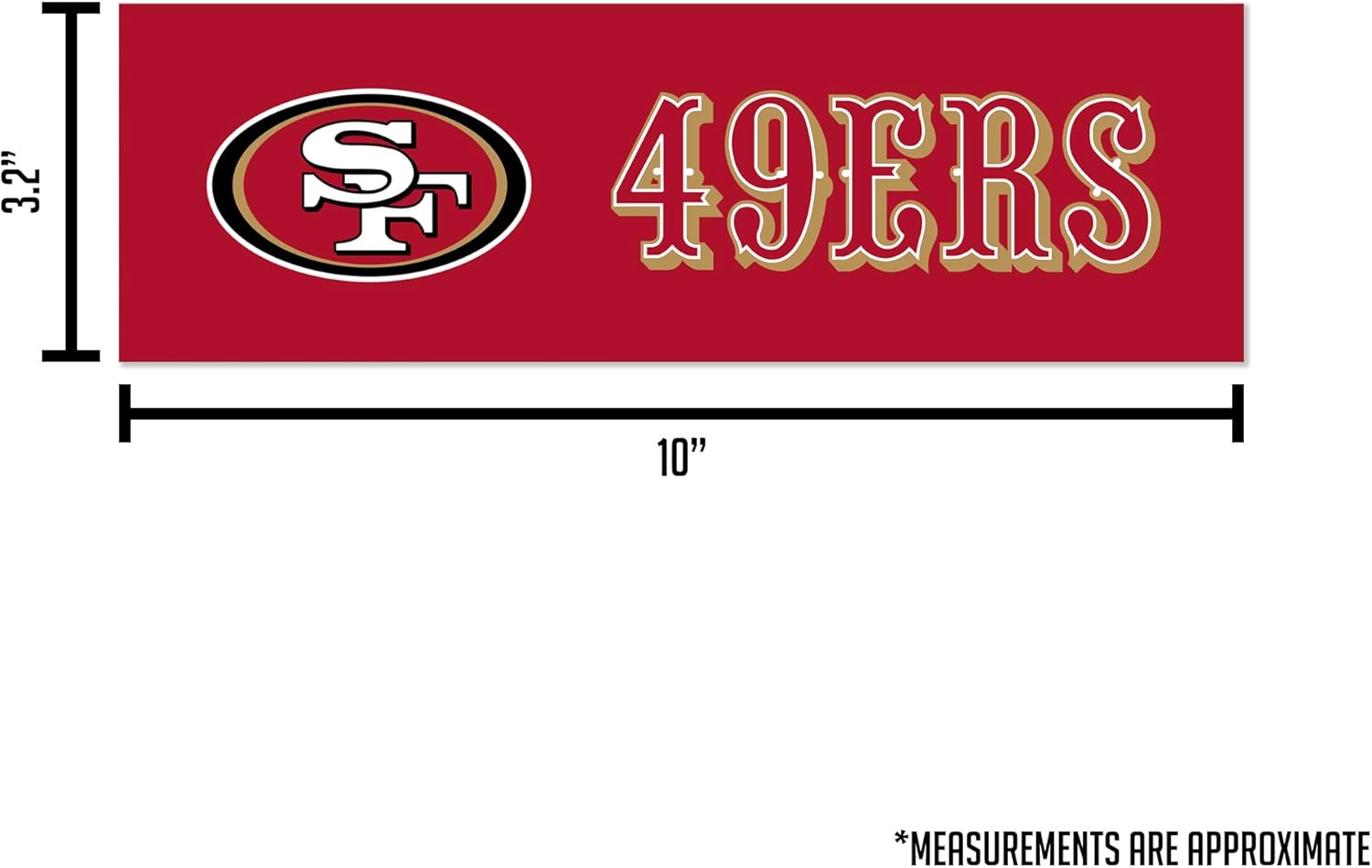 Rico Industries NFL Football 4 x 10 Team Spirit Magnet - Car, Home Décor - Refridgerator, Office, Kitchen