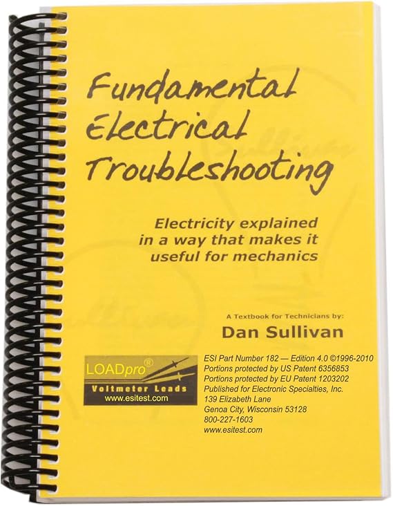 LOADpro Electronic Specialties 182 Fundamental Electrical Troubleshooting Book