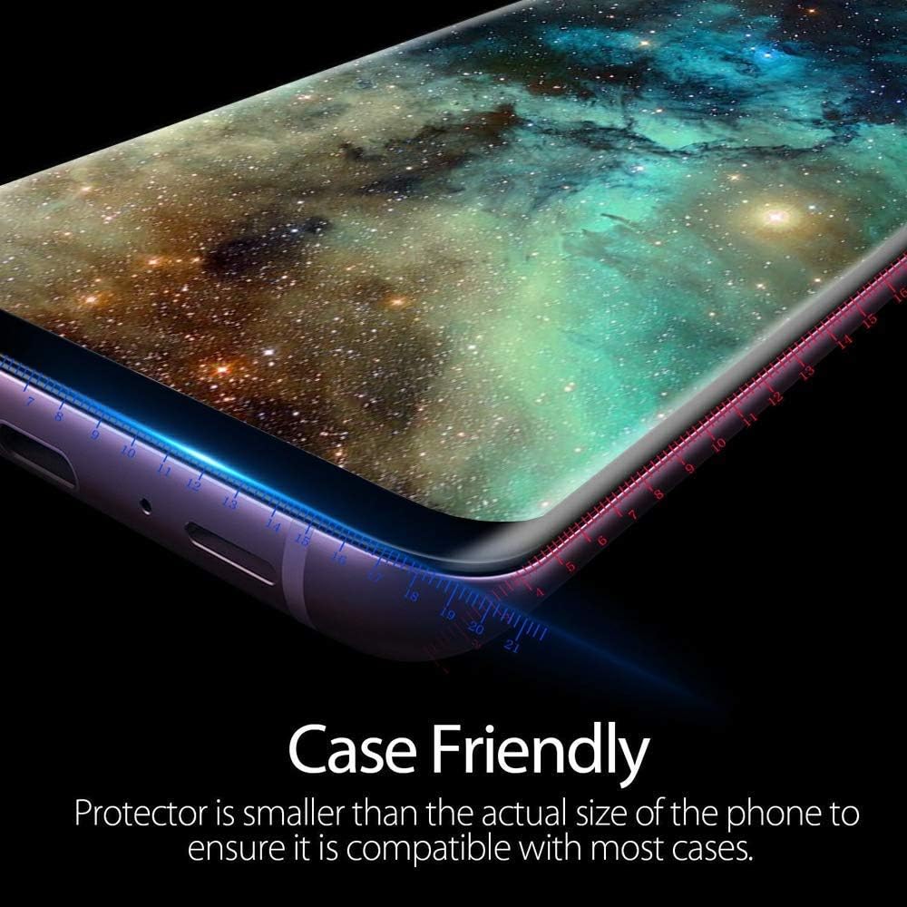 Galaxy S10 Screen Protector, (2-Pack) 9H Tempered Glass Include a Camera Lens Protector,Ultrasonic Fingerprint Compatible,HD Clear,3D Curved for Samsung S10 Glass Screen