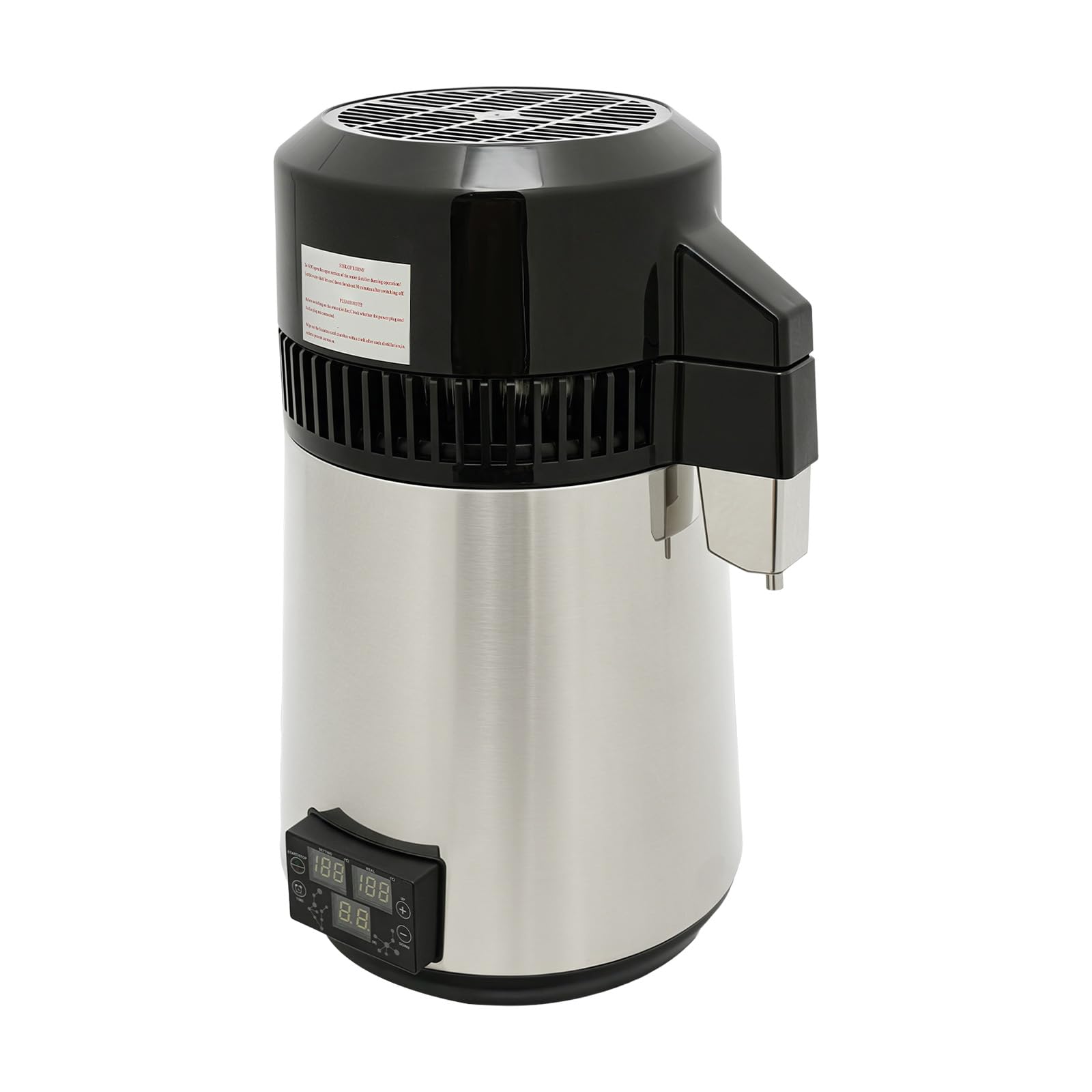 Destylator wody ze stali nierdzewnej 4L, 800W Aparat do destylacji wody