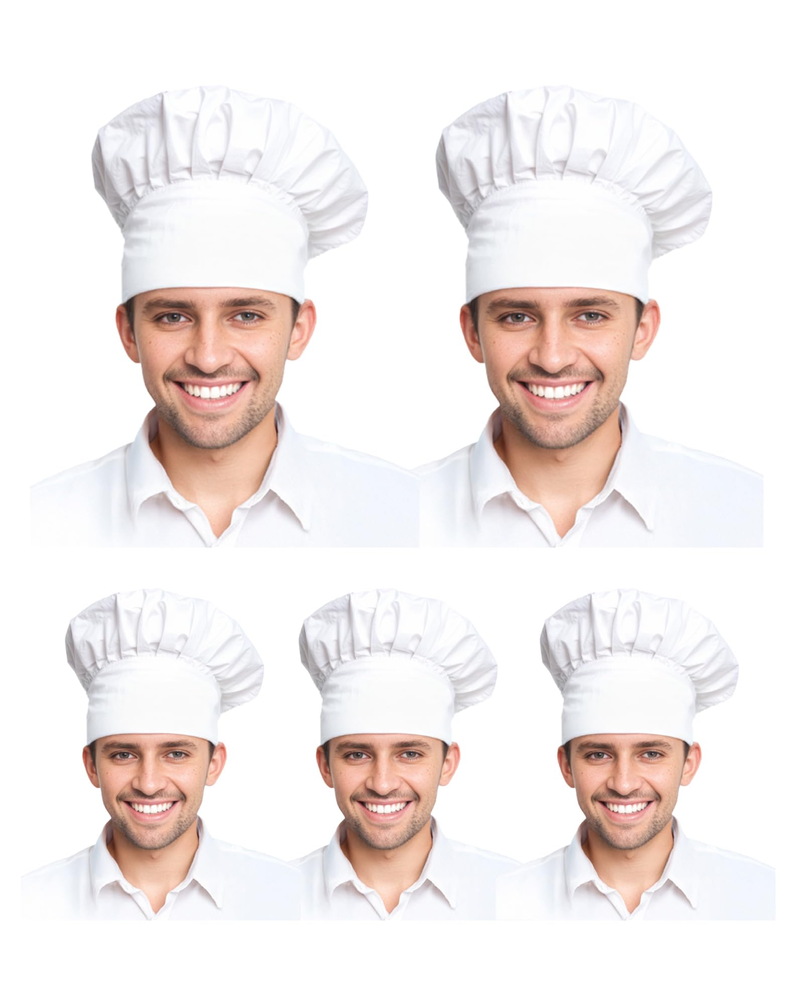Xeoxarel Chef Hat for Men/Women, Baker Kitchen Cooking Cap