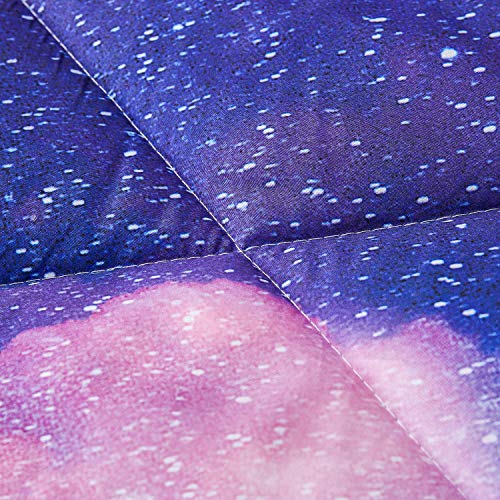 Namoxpa Galaxy Unicorn Kids Bedding Comforter Sets Psychedelic Space Pink Purple Unicorn Comforter Sets For Teens Girls And Boys,Twin Size #TOP6