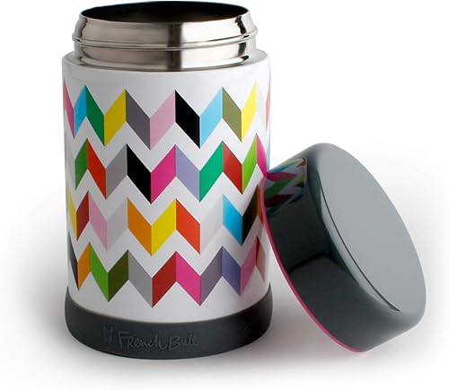 Miniatura 2 de French Bull Termo de acero inoxidable a prueba de fugas para almuerzo caliente, aislado al vacío, contenedor de sopa de alimentos, tapa de fácil