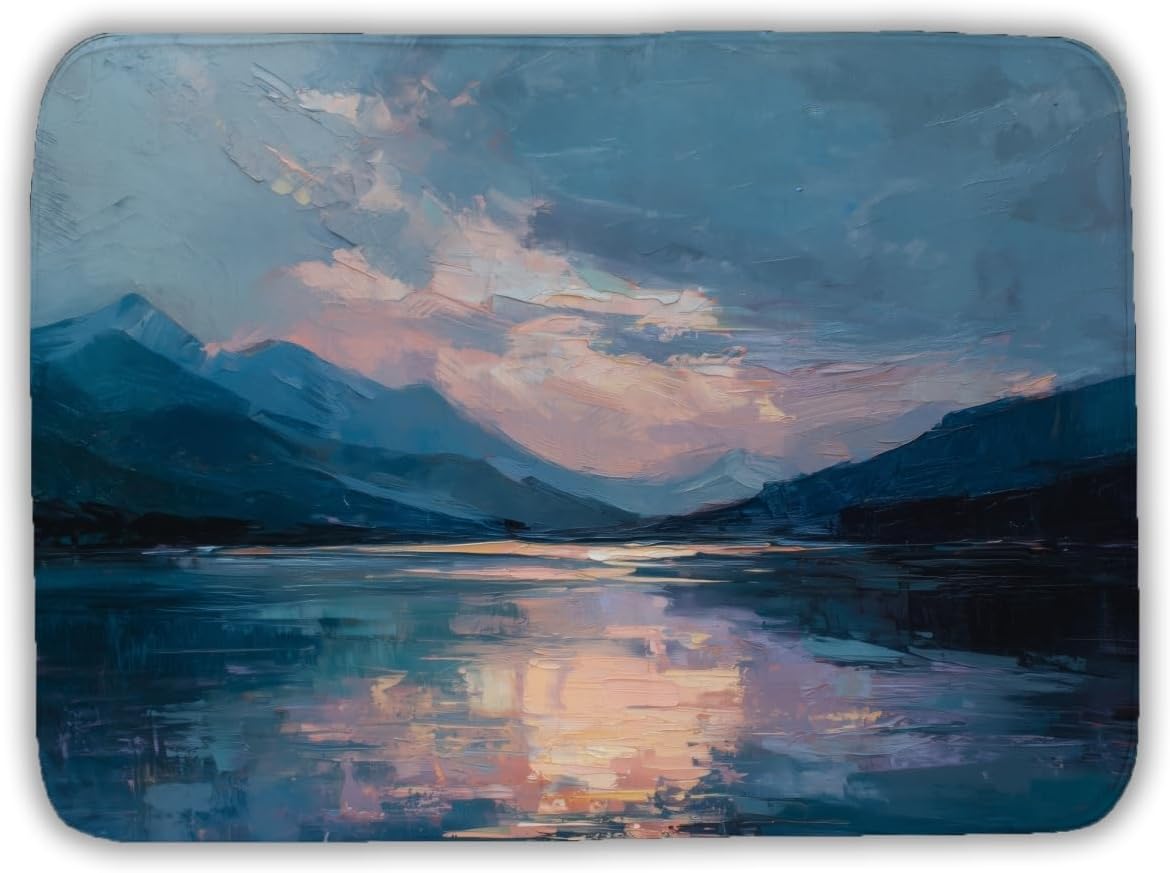 MWW C1BM17247HFI1K 17 x 24 in. Reflect Beige Bath Mat - Stylish Home Decor Essential