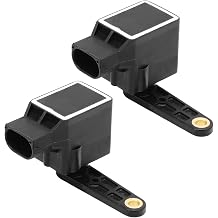 2x Air Suspension Level Sensor for BMW E46 5 Series E39 E60 E61 E38 E65 E66 E67 X3 E83 X5 E53 E46 M5 E60 E61 E85 E86 E89 1994-2018 Level of Sensor Sensor Level Sensor Sensor Hensensor Front Rear for Headlight Range Adjustment