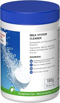 Milk System Cleaning Tablets for Jura Coffee Machine, 60 Tablets 180g Total