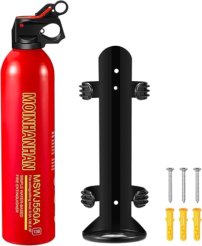 Fire Extinguisher with Mount 620 ml -5-in-1 Small Fire Extinguisher for Home Portable Car Fire Extinguisher, Home Water-Based Fire Extinguishers 1PCS