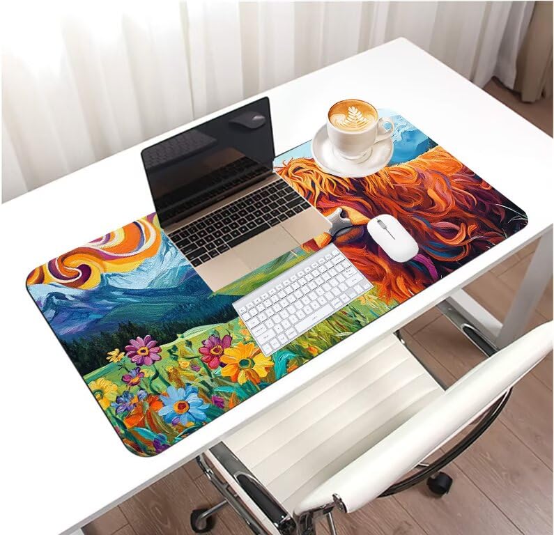Tapis souris XXL motif animal pour décorer votre bureau PC - 3
