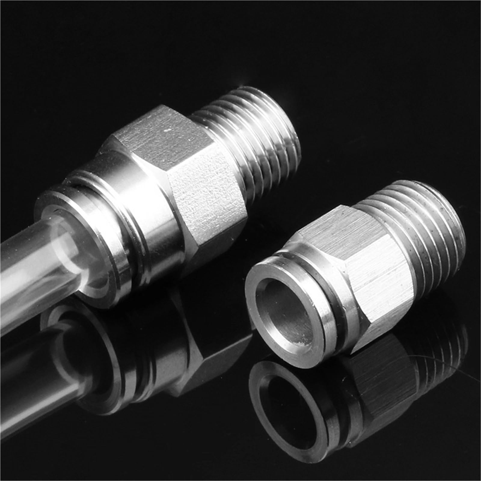 Joint de tuyau d'air connecteur rapide pneumatique directement à travers PC8-02 Double bague d'étanchéité 1 pièces(316PC12-02)