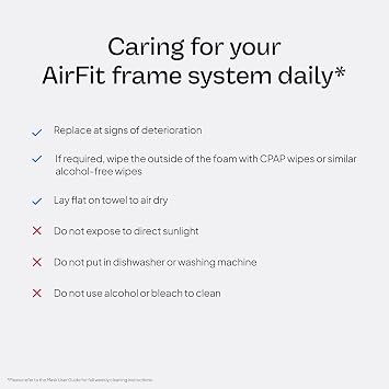 Resmed AirFit F30i Frame System Without Headgear, Small-Wide