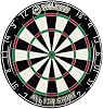 Dart Board Set, 6 Darts 0.8 oz 24 g 6 Chips, Live Home, Pole Stand, Practice, Home, Kids, Parents, Friends, Indoor, Play, Board, Party Game, 46W x 46H x 4cm