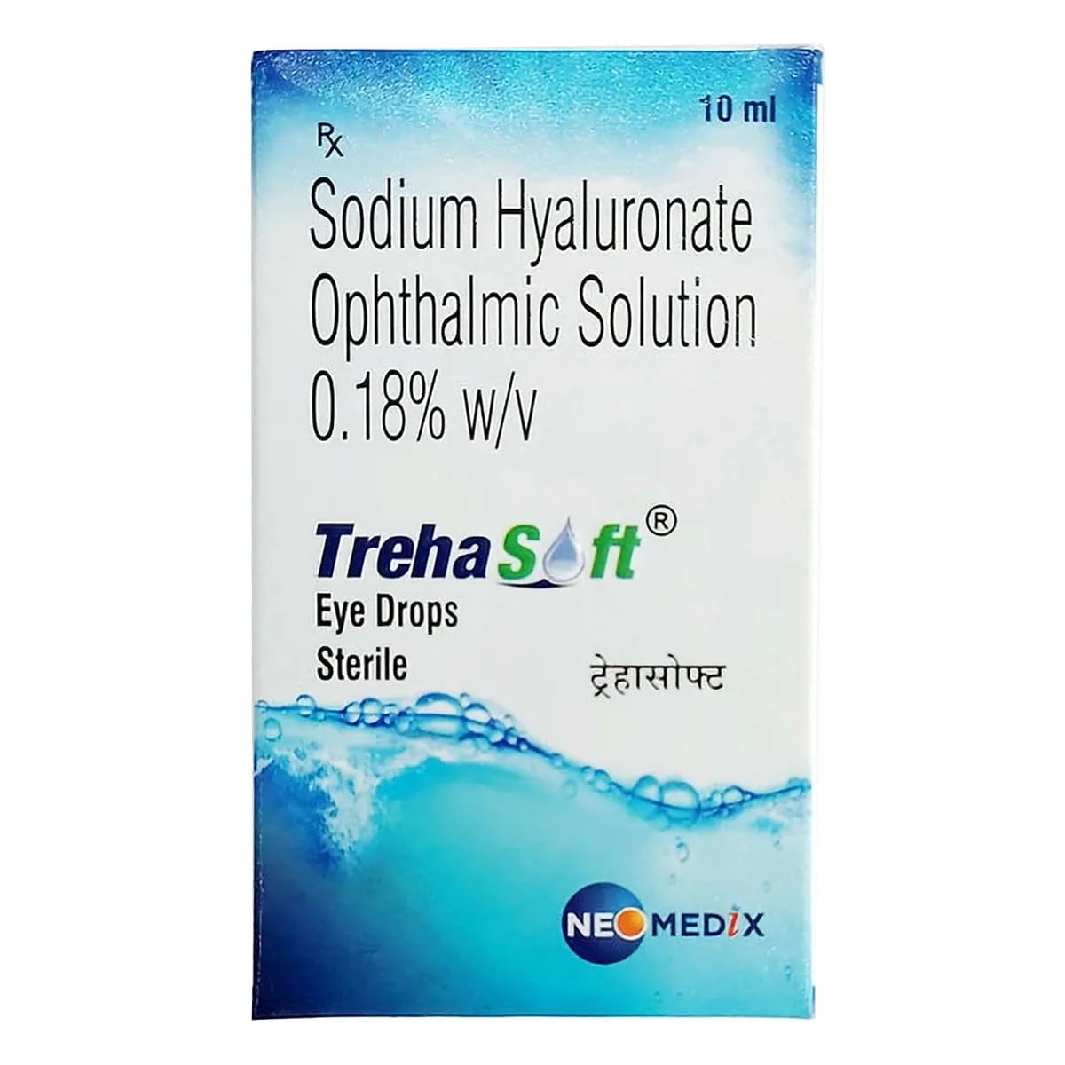 Trehasoft 0.18% - Bottle of 10ml Eye Drops