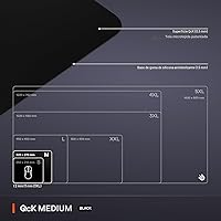 Vista 5 de SteelSeries QcK Alfombrilla de ratón para juegos mediana — Negro — Base de goma de silicona antideslizante — Seguimiento y estabilidad máximos