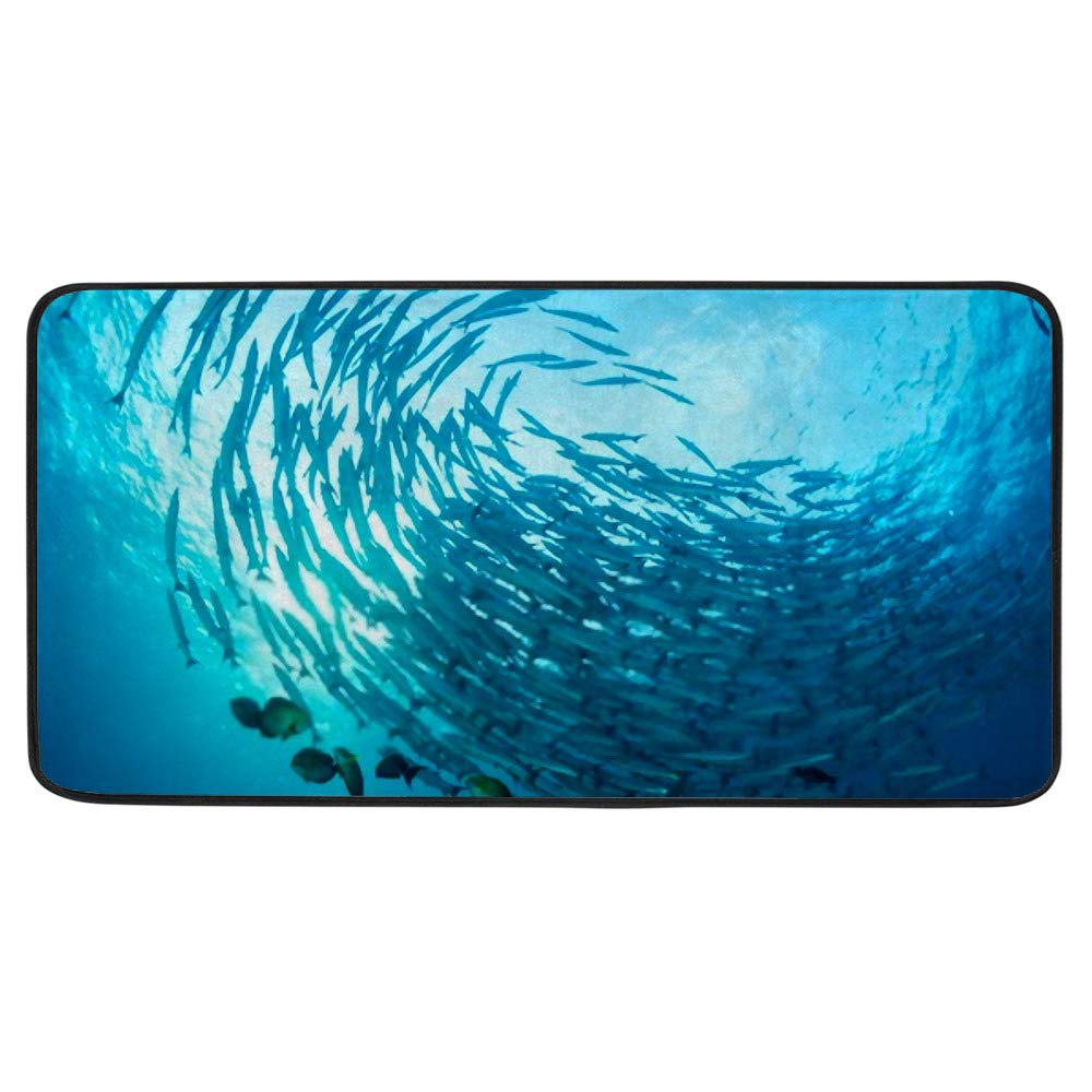 Tapis de cuisine motif vagues de mer pour réveiller la décoration de votre pièce