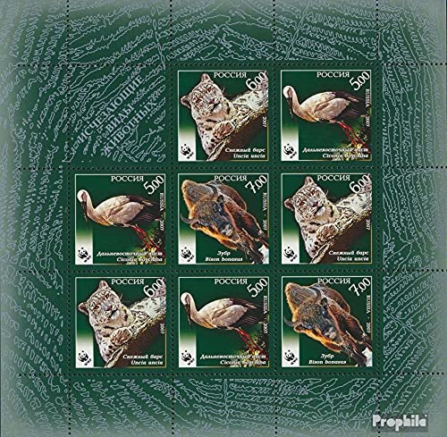 Russia 1434-1436 Sheetlet (Complete.Issue.) unmounted Mint/Never hinged ** MNH 2007 Worldwide Conservation (Stamps for Collectors) Other Mammals (Monkeys/Dinosaurs/Elephants ...)