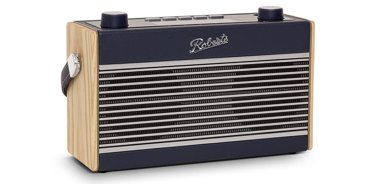 Roberts Radio Rambler BT Stereo Portable Analogique et numérique Marine, Bois