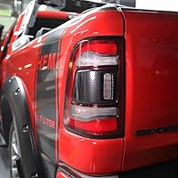 Vista 3 de Korlot luz trasera lámpara cubierta TRIM marco para Dodge Ram 1500 2019+