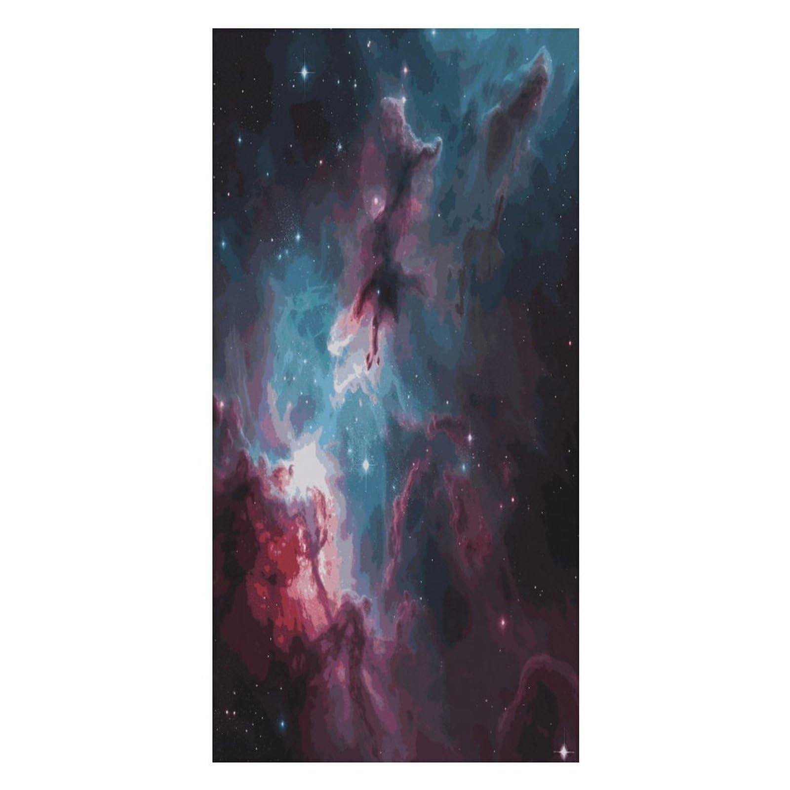 Adfgyerh Unisex Style Space Nebula With Cluster Bath Towels Beach Towel Lightweight Quick Dry, Bath Towel For Travel Sports Pool Swimming Bath Camping Yoga Adults160x80cm