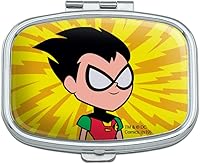 Vista 1 de Adolescente Titans Go! Robin - Pastillero rectangular, caja de regalo
