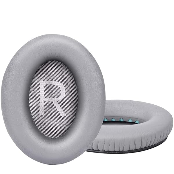 Replacement Earpads for Bose QuietComfort(QC) Ultra Wireless Headphones, Ear Pads Cushions with Softer Protein Leather and High Density Memory Foam for Noise Isolation ((QC35-grey), QC35) by Newbosstheory - Used condition - Image 4
