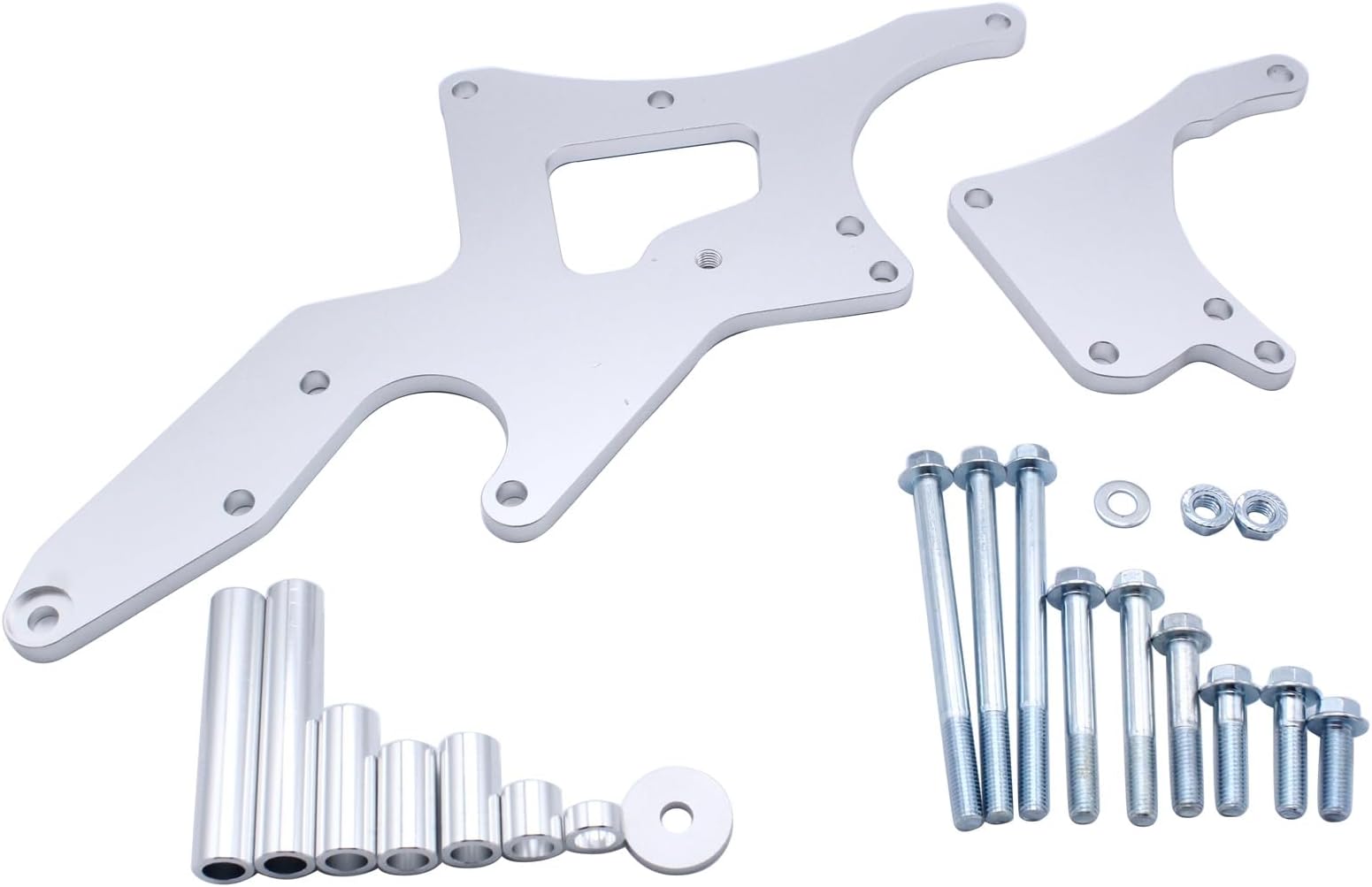 Ls Swap Accessory Drive Kit LS Engine Serpentine Bracket - Alternator & Power Steering Pump Swap Bracket Ls Alternator Relocation Bracket - Foto 5