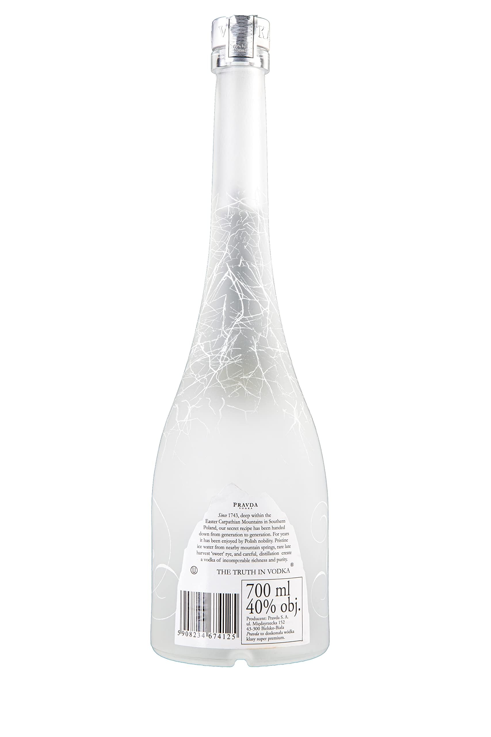 Pravda Vodka Limited Edition "Kosher for Passover" 0,7l 40% Vol - Polnischer Pessach Wodka