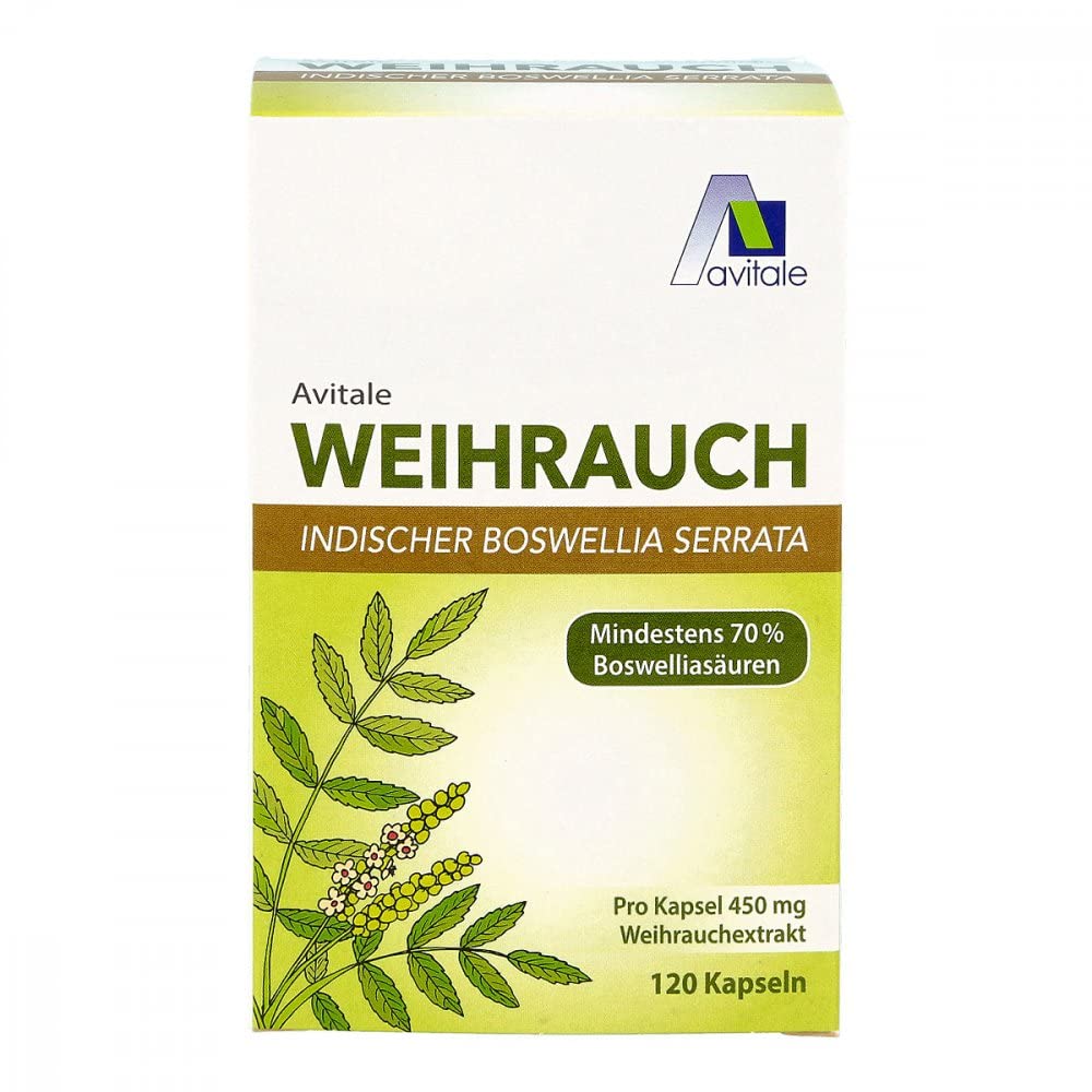 Weihrauch 450 mg Boswellia Serrata Kapseln 120 stk