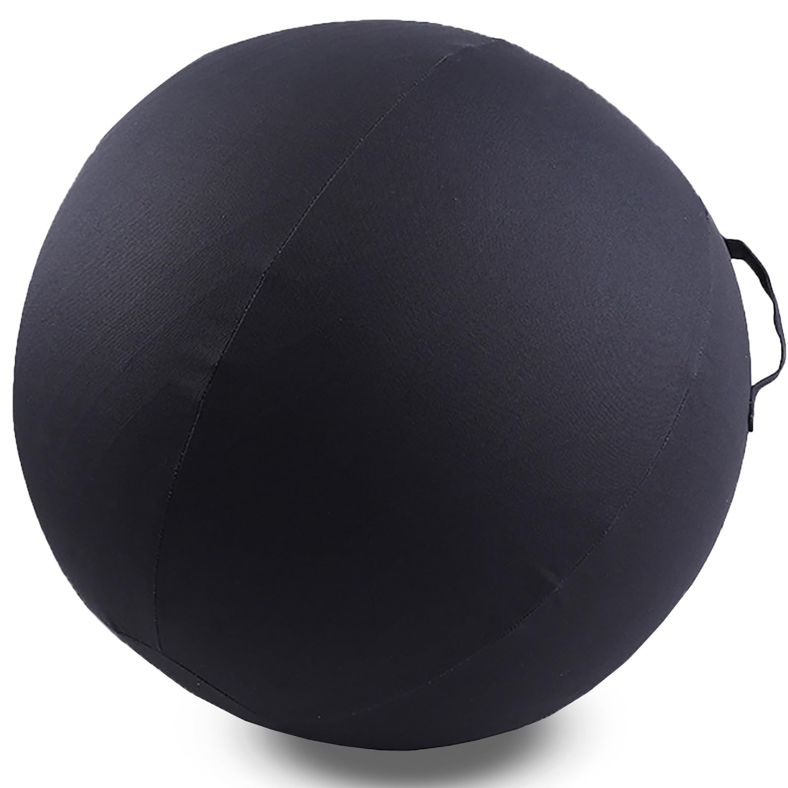 AOLIAZMAX 65cm Exercise Ball Chair Cover, Pilates Yoga Ball Cover, Pregnancy Ball Cover, Balance Ball Seat Cover, for Sitting Ball Fitness Ball, Foldable Sitting Balls Fabric Cover
