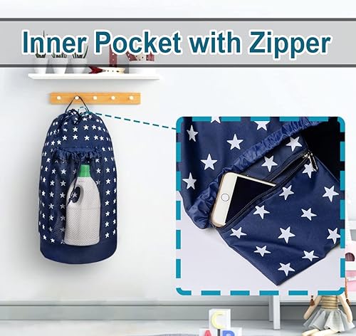 Miniatura 4 de Dalykate - Mochila para lavandería y ropa sucia con correas para el hombro