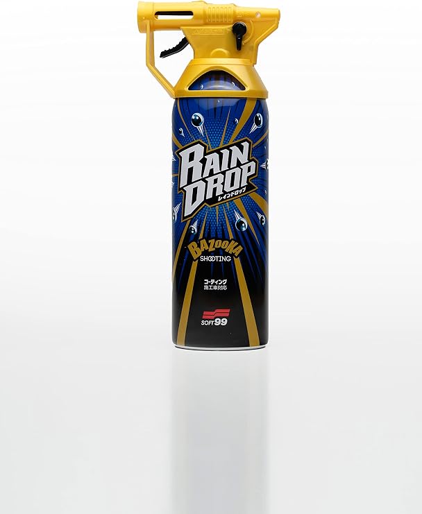 SOFT99 Rain Drop 300ml Car Detailing Spray Quick Gloss & Surface Coating for Paint, Glass, Trim, Chrome & Wheels Fast Wet-Application Detailer with Streak-Free Finish 3 Month Durability