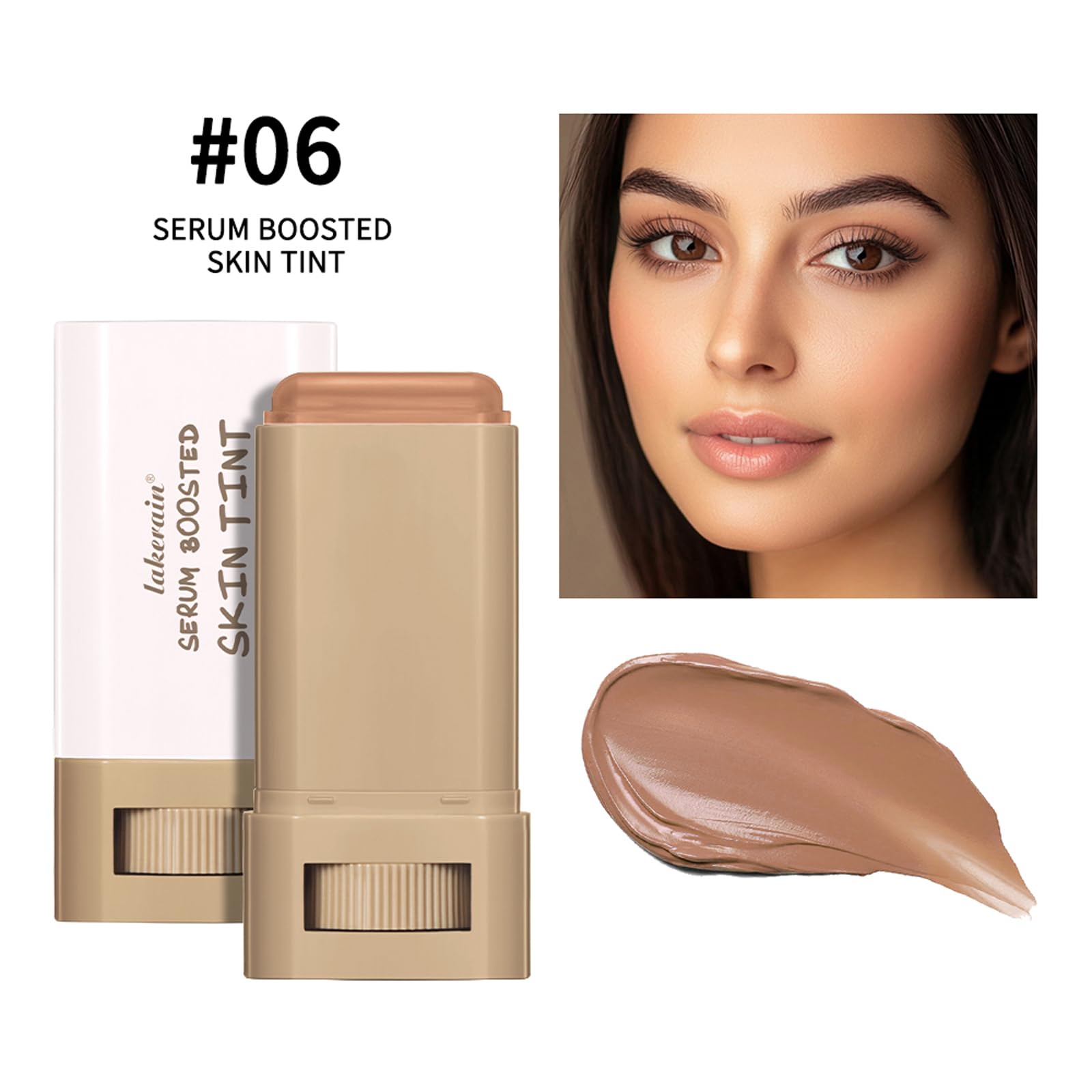 Beauty Balm Serum Boosted Skin Tint, Hydrating Tinted Moisturizer Foundation Stick - Image 2