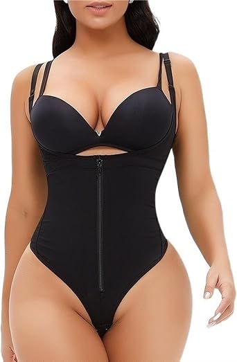 KIRYU BBL Stage 2 Fajas Colombianas Thong Bodysuit for Women Tummy Control Shapewear Body Shaper Compression Garment